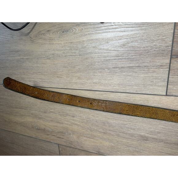 Vintage Mexican Tooled Silver & Abalone Women’s Belt Sz 28 Western Boho Artisan - Picture 9 of 15